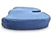 Crafty World Comfy Pro Memory Foam Seat Cushion - Provides Rapid Relief from Back, Tailbone, Hip & Sciatica Pain - Ideal for Home, Office, Car - Blue