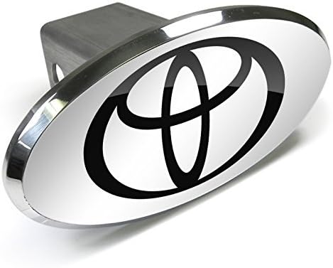 Toyota Engraved Oval Aluminum Tow Hitch Cover