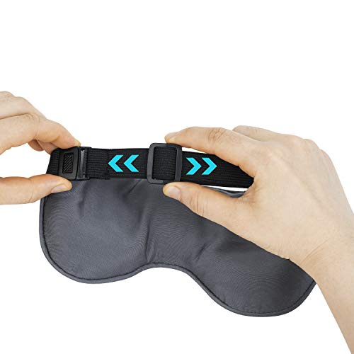 Weighted Sleep Eye Mask Organic Bamboo, Relief Night Shade Eye Covers, Eye Mask for Sleeping