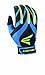 Easton Youth Synergy II Fastpitch Batting Gloves, Blue/Green/Black, Large