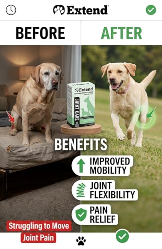 Extend Joint Care Natural Glucosamine with MSM for Dogs, 2 Box