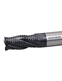 accusizetools   3 8 X 3 8 X 3 4 X 2   1 2 "Fine tooth M42 8  cobalto TiAlN desbaste End Mill, # 1104   0038