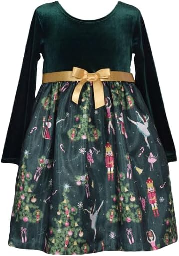 bonnie jean green christmas dress Amazon.com: Bonnie Jean Girls Christmas Holiday Special Occasion Party Nutcracker Dress Green: Clothing, Shoes & Jewelry