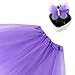 BGFKS 5 Pack Tutu Skirt for Girls 3 Layers Ballet Dressing Up Kid Tutu Skirt