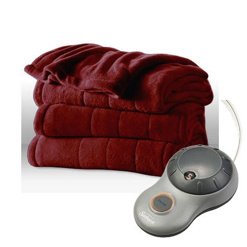 Sunbeam Heated Plush Electric Blanket