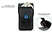 Cell Phone Dual Case Pouch Double Decker Fits Two iPhone 8, X, 7, 6, 6S W/ Case or Similar (1st Phone Measuring 141 x 70 x 10mm & 2nd measuring 145 x 75 x 14mm or Less)
