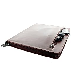 KHOMO Brown Executive PadFolio Case with Notepad