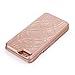 W7ETBEN for iPhone 6s Case,Wetben Hidden Back Mirror Wallet Case with Stand Feature and Card Holder for iPhone 6 4.7