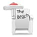 CharmSStory Beach Chair Umbrella Lucky Charms Beads For Bracelets (White)