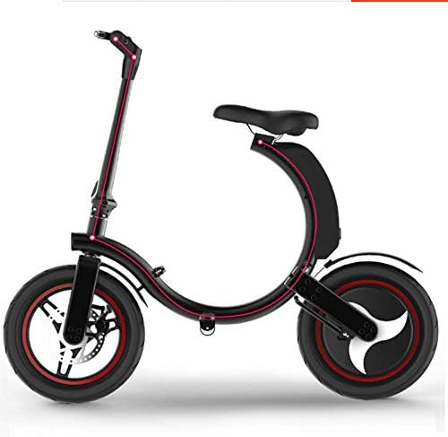 WYFDM Electric Bike 12 inch Folding Body Fashion & Smart E-Bike Scooter,Collapsible Frame,36V 350W Rear Engine Electric Bicycle,A