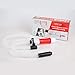 S&L-Winyer Battery-Operated Liquid Transfer Pump Color Red，Fuel Transfer Pump for Gasoline，Filter mask (Red)