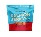 Buckley Original Premium Protein Dog Jerky Treats, Salmon, 15-Ounce