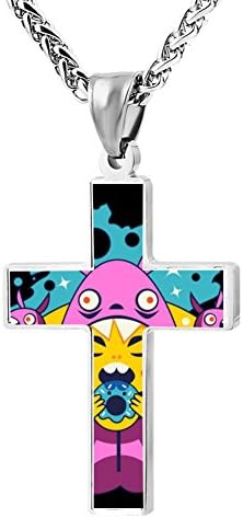 Kenlove87 Patriotic Cross Sour Bunny Religious Lord'S Zinc Jewelry Pendant Necklace