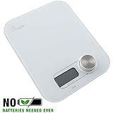 High Precision Digital Kitchen Food Scale | Electric Scales for Baking, Cooking, Dieting | Chef, Baker, Food Prep Electronic Measuring Scale for Weighing Foods | Measures Grams, Ounces, Milliliters