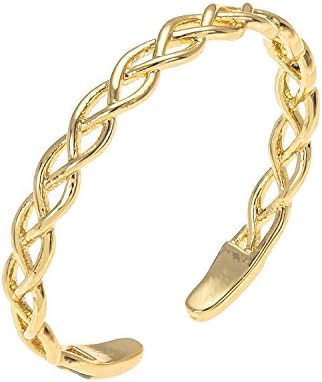 Deerlux Simple Fashion Celtic Openable Intertwined Anniversary Rings for Women