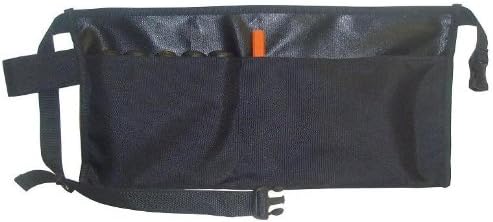 ToolEra Slim-Line 3 Pocket Waist Apron Buckle Strap Comfortable Secure Fit. Black