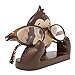JewelryNanny Fun Animal Eyeglass Holder Stand - Securely Hold Eyeglasses, Adult Reading Glasses like Glasses Organizer for Desk, Bedside Nightstand - Monkey