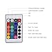 LEDGLE Dimmable A19 E26 LED Light Bulb 5W RGB 16 Colors Remote Controller Included