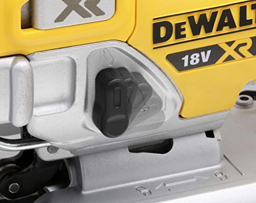 Dewalt Akku-Pendelhub-Stichsäge (18V, bürstenlos, luftgekühlt, verstellbarer Alu-Druckguss-Sägeschuh, 3-fach Pendelhub… – Bild 5
