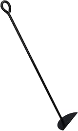 AB Tools D Ash Rake Scraper with Heat Resistant Gloves for Wood Burner Coal BBQ view 3