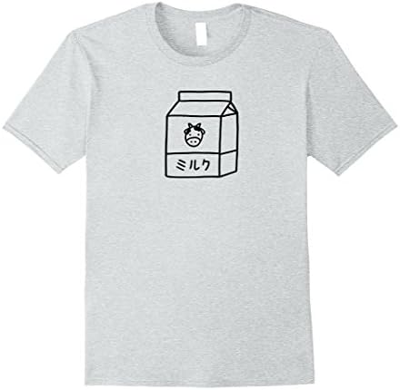 Mens Milk Carton Japan Graphic T-Shirt XL Heather Grey