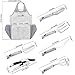 Barn Owl Stainless Steel Garden Tools 9 Piece Gardening Tools I Gardening Kit I Tool Sets with Heavy Duty Shear Non Slip Handle and Storage Tote Bag – Garden Gifts for Gardeners Men and Womenthumb 1