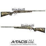 GunSkins Hunting Rifle Skin Camouflage Kit DIY Vinyl Wrap with precut Pieces (A-TACS AU)