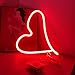 Heart Neon Light LED Neon Sign Neon Light Art Decorative Lights Wall Decor for Children Baby Room Hose Bar Recreational Wedding Party Decoration