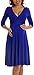 Maternity Womens Ma Long Maternity Dress Breastfeeding(Royal Blue,Medium)