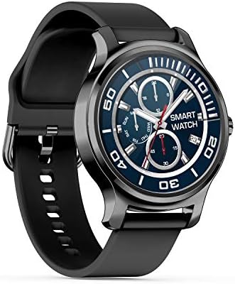 Viovy Smart Watch Fitness Tracker for Men and Women, GPS Running Smart Watch with Bluetooth Calling Heart Rate Blood Pressure Sleep Monitor SMS/Call Notification, Compatible with Andriod Iphone, Black