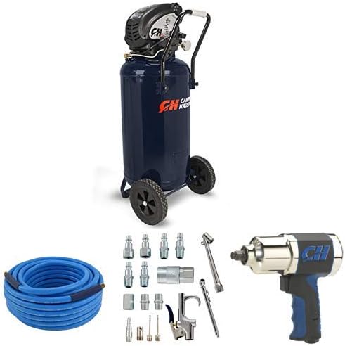Campbell Hausfeld 26 Gallon Air Compressor and 1/2" Impact Wrench Kit