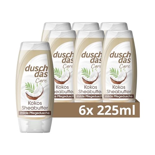 Duschdas Care Duschgel Kokos & Sheabutter Milde Pflegedusche ph-hautneutral 6x 225 ml thumbnail 1