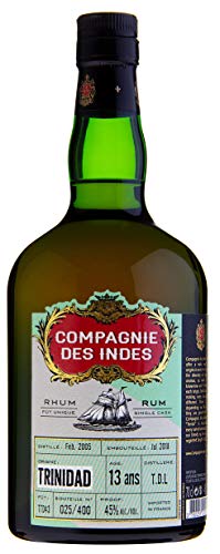 Compagnie des Indes Rum TRINIDAD T.D.L. 13 ans Single Cask Rum (1 x 700ml)
