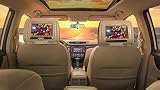 Rockville RDP711-BG 7" Beige Car Headrest Monitors w/DVD Player/USB/HDMI+Games