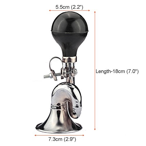 Coolrunner Retro Clown Bike Horn Classic Vintage Metal Bugle Horn