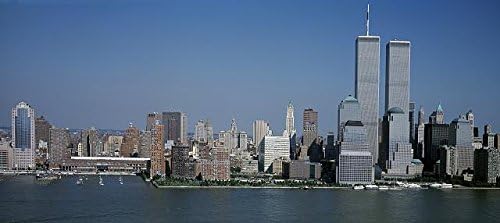 Amazon Com Historicalfindings Photo Aerial View World Trade Center Twin Towers New York City Nyc Skyline Highsmith Furniture Decor