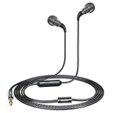 AUKEY Wired Earbuds in-Ear for Android Phones and Tablets with Hands-Free Calls, Siri or Google Assistant Controls and 3.5mm Jack Plugs