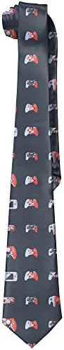 Video Game Funny Gamer Lover Mens Fashion Skinny Necktie Ties Novelty Necktie Silk