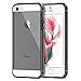 JETech Case for iPhone SE 2016 (Not for 2020), iPhone 5s and iPhone 5, Non-Yellowing Shockproof Phone Bumper Cover, Anti-Scratch Clear Back (Grey)