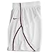 Nike Girls Front Court Basketball Team Uniform Shorts White Maroon 554703 104
