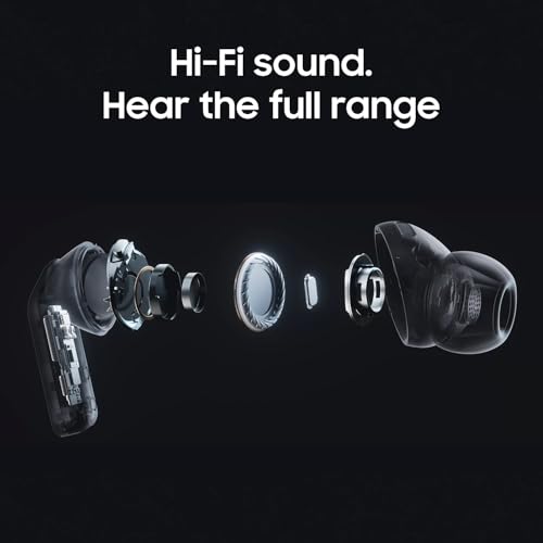Samsung Galaxy Buds4 Pro, Black (CAD Version & Warranty) - New Fit, Two Way Speaker, Adaptive ANC, AI Assistant