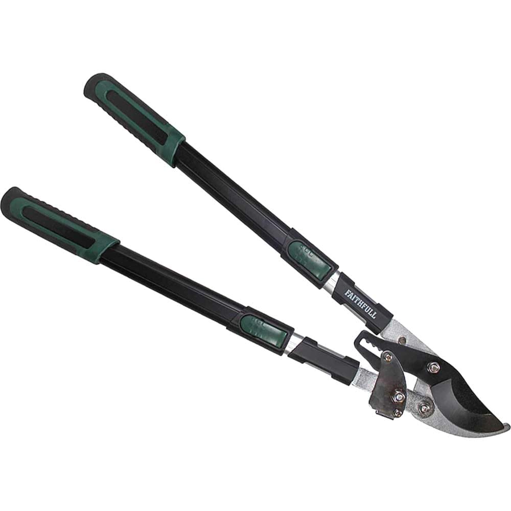 Faithfull FAICOULOPBYT Countryman Bypass Telescopic Lopper - Ratchet Action, SK5 Steel