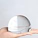4 Inch Optics Glass Dome Magnifier Paperweight Reading Magnifying Glass Paperweight Optical Half Ball Lens with Gift Box