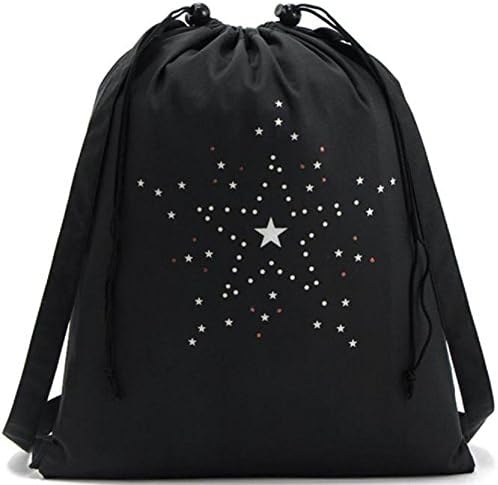 Clearance! HARRYSTORE Womens Vintage Nylon Backpack Drawstring Sports Shoe Dance Bag - Girls Small Schoolbag Retro Elegant Holiday College Shoulder Satchel Travel Shoulder Bags