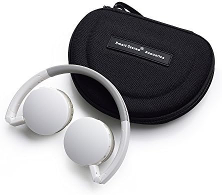 SmartStereo Crisp and Clear full-range sound performance Bluetooth Headphone. Award of What Hi-Fi magazine at London. 6 Control Keys,10 Hours Playing time.Foldable Over-Ear Headphone Design ( White )
