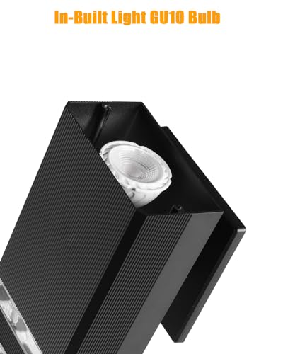 2 Pack Outdoor Wall Light - Stylish Porch Light for House, Up and Down Wall Light Aluminum Waterproof Outdoor Lights Wall Mount for Front Porch Patio Garage