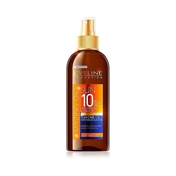 Eveline-Amazing-Oils-Sun-Care-Dry-Oil-With-Tan-Accelerator-SPF10-150ml-UK-STOCK Eveline Amazing Oils Sun Care Dry Oil With Tan Accelerator SPF10 150ml- UK STOCK