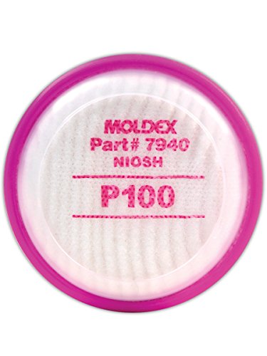 Moldex M7940 7000 and 9000 Series P100 Particulate Filter Disk (2 per Bag)