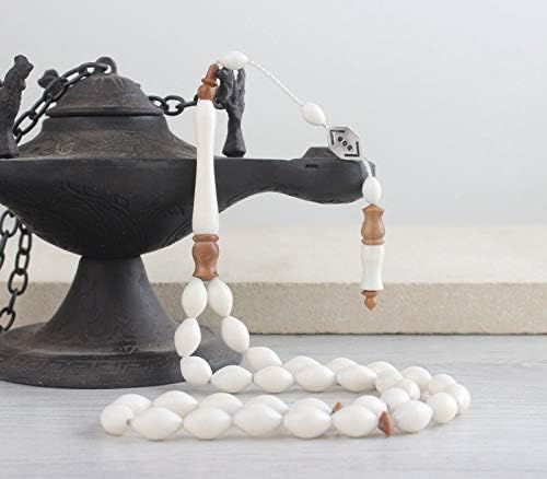 BayVog Cukur Motif Islamic Tesbih Camel Bone Prayer Beads