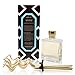 HOUZZ Interior Lemongrass & Ginger Home Fragrance Reed Diffuser | Scent Notes: Lemongrass, Eucalyptus, Ginger, Thyme, Cedarwood & Sage